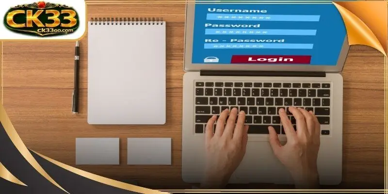 A secure digital interface showing the primary registration login options