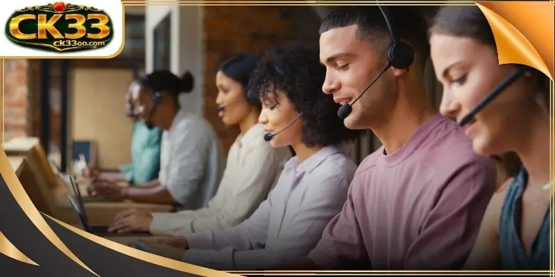 A professional support representative managing digital communication requests