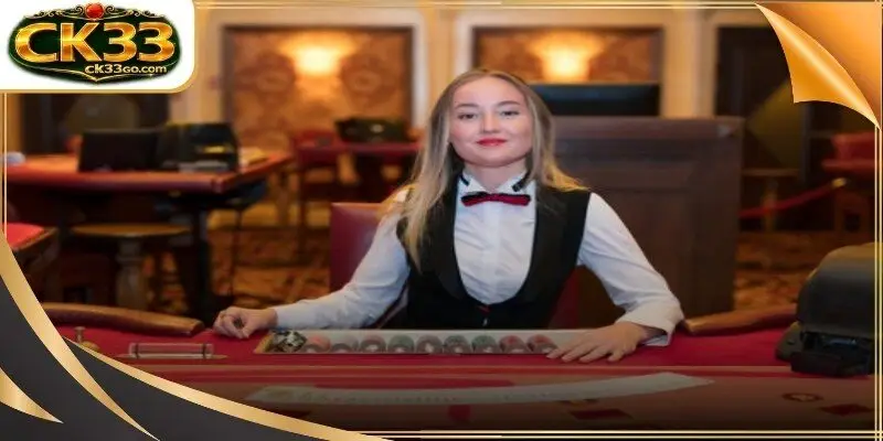 Professional host managing high-stakes table games with precision
